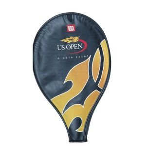 Vintage Tennis Racket Cover Wilson US Open   Zip Up   A USTA Event   Ball Sports